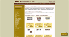 Desktop Screenshot of basketpatterns.com